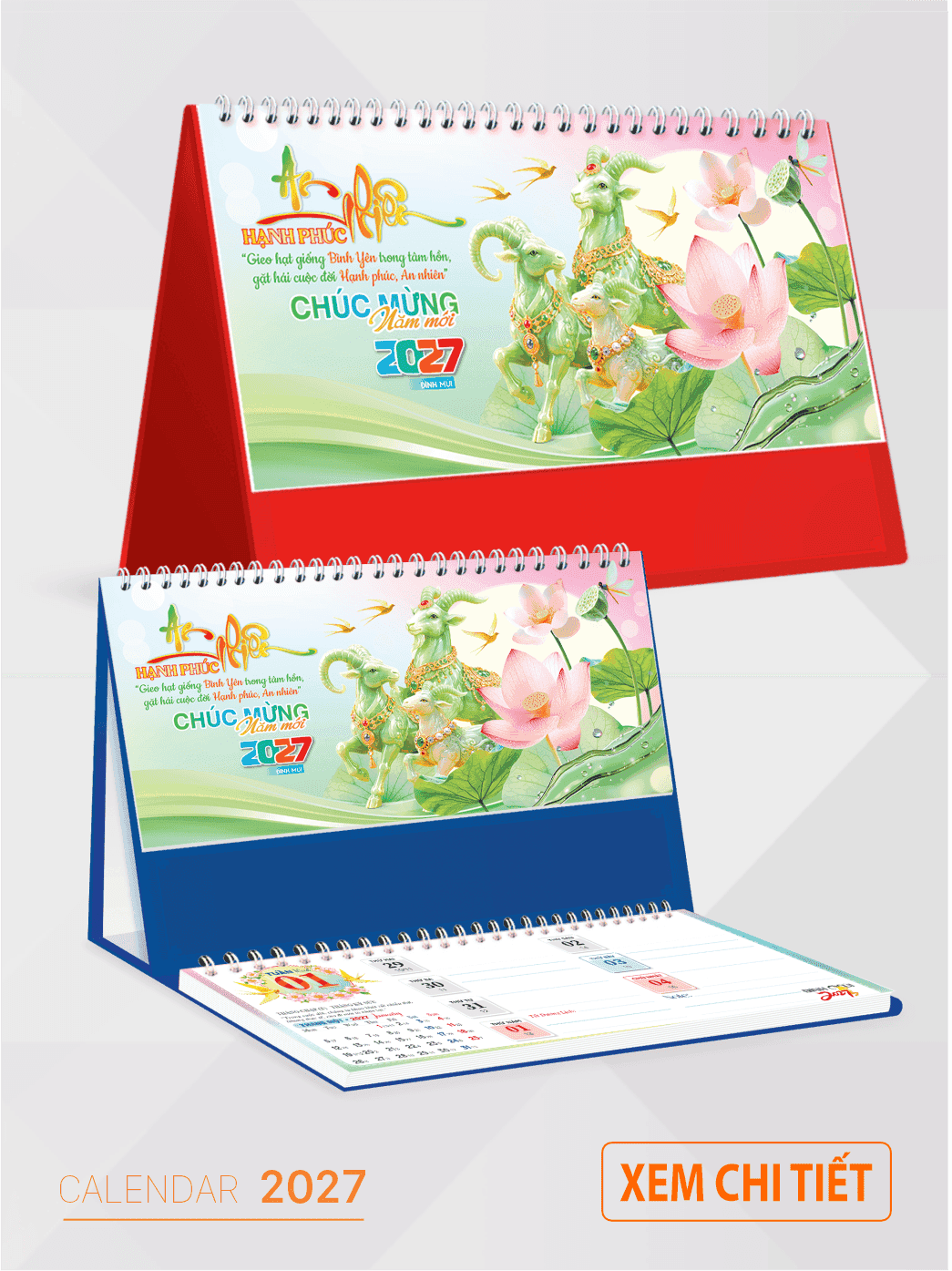 Lịch để bàn 2027