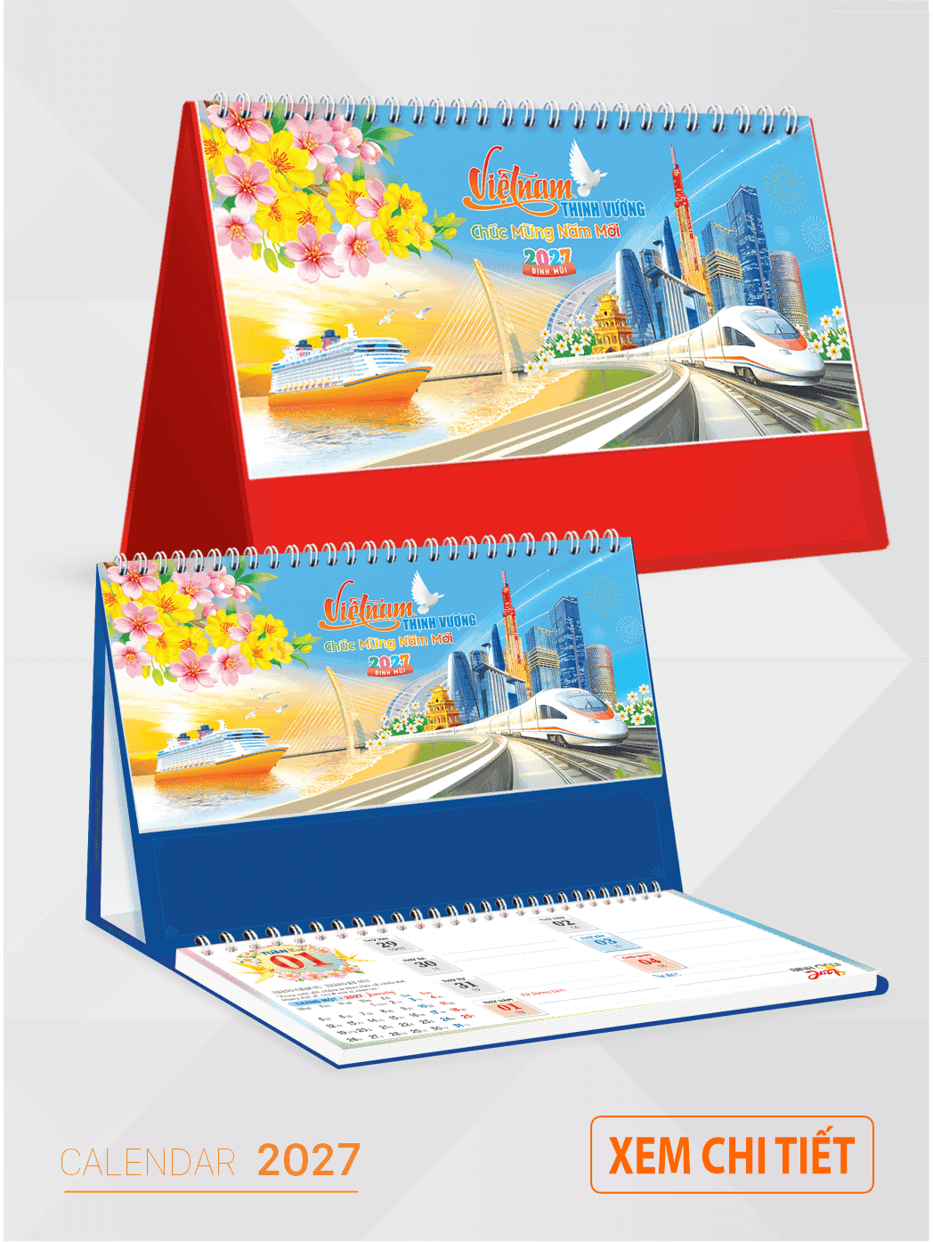 Lịch để bàn 2027