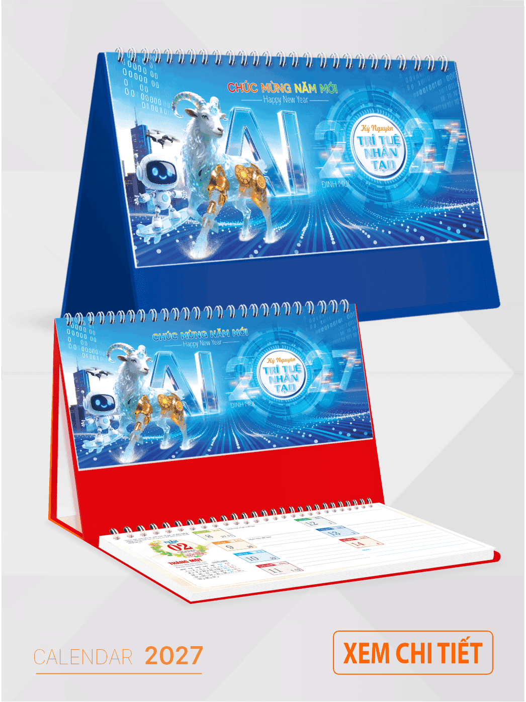 Mẫu lịch để bàn