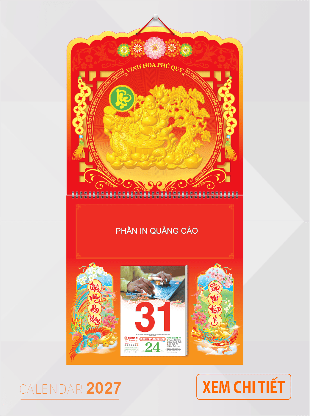 mẫu bìa lịch 2027