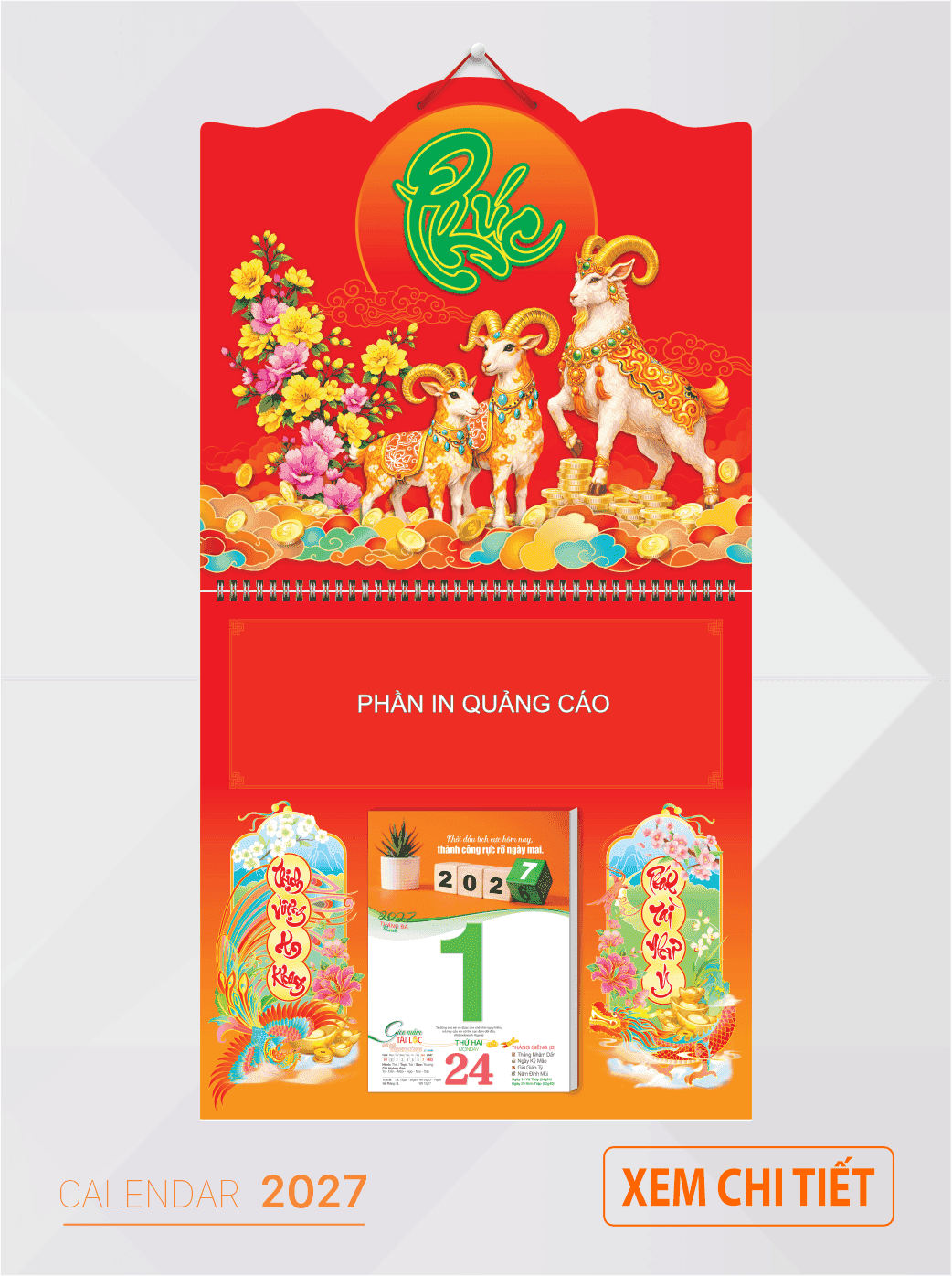 bìa lịch đẹp 2027