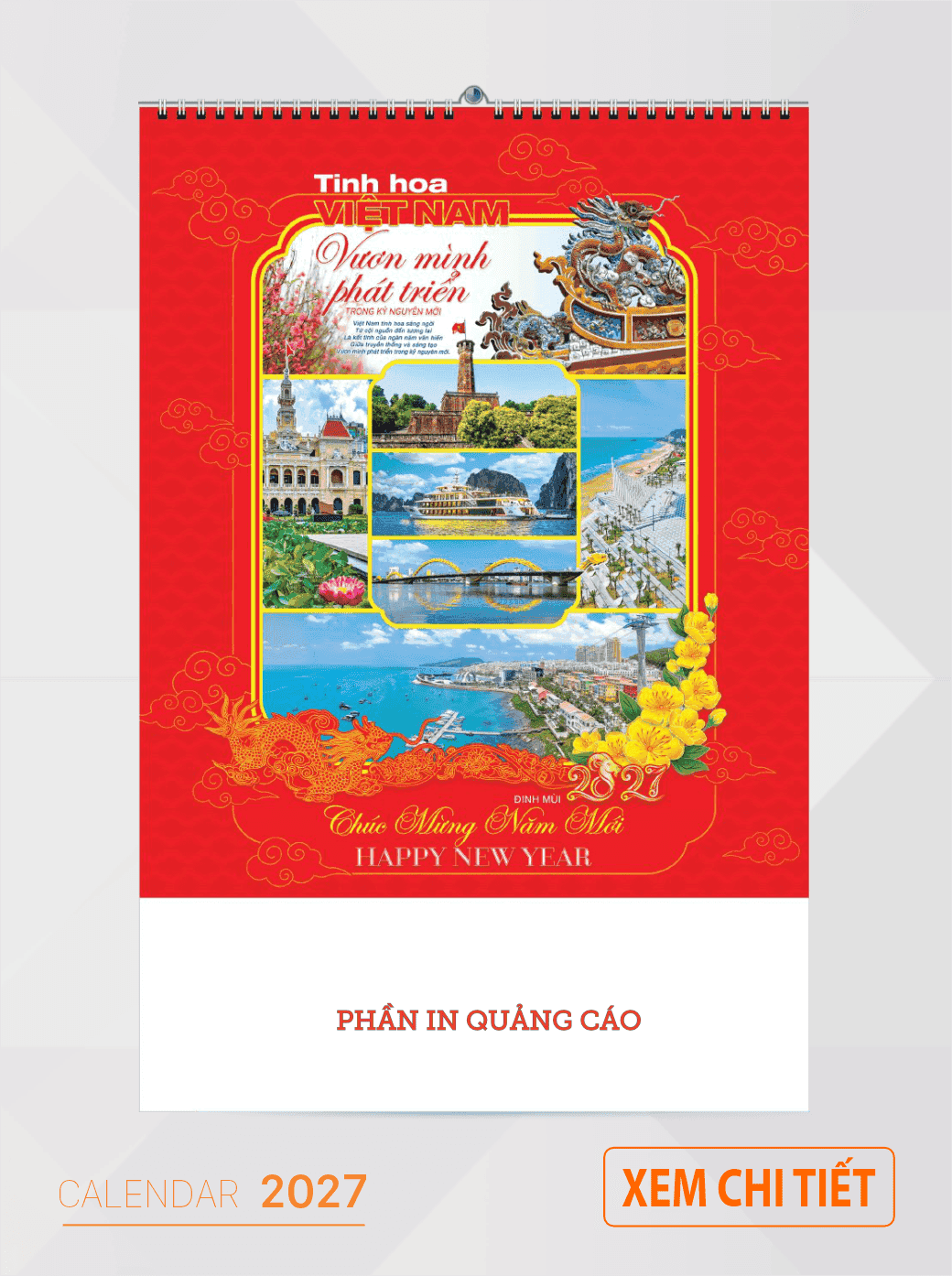 mẫu lịch 7 tờ 2027