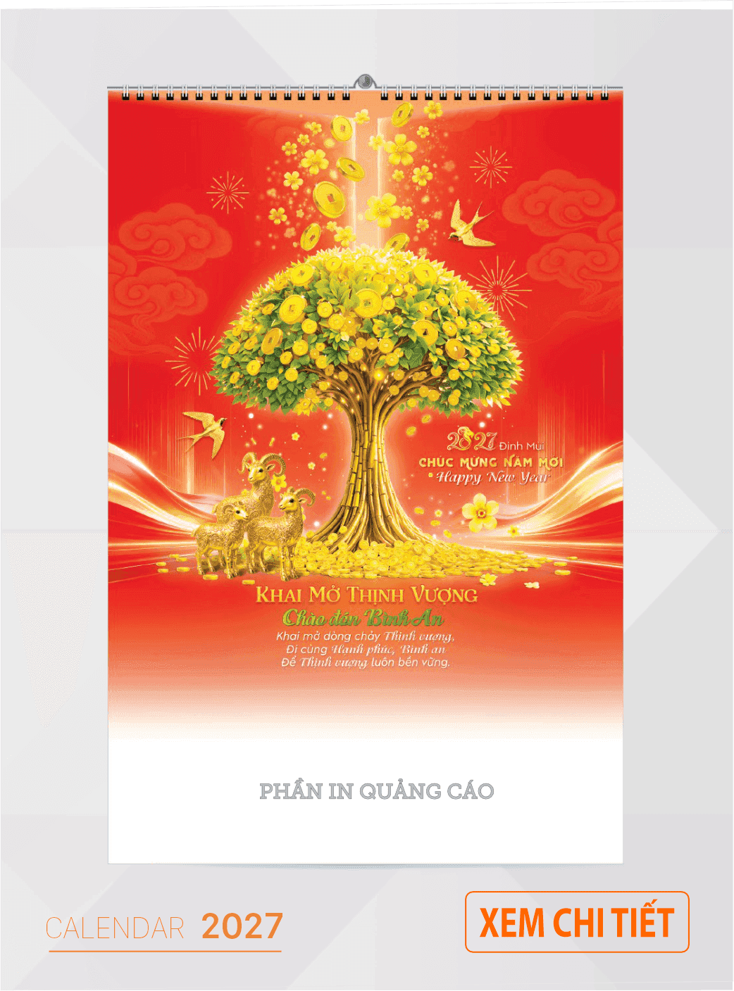 lịch 7 tờ 2027