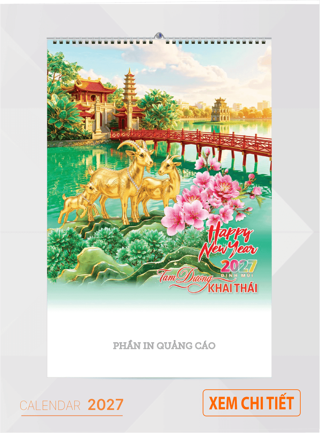 Lịch 7 tờ 2027