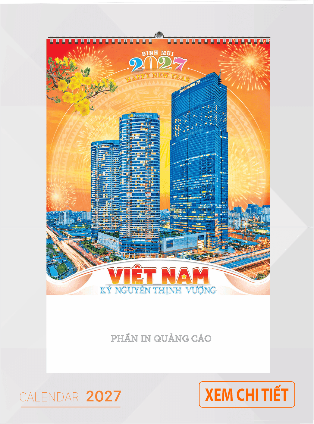 lịch 7 tờ 2027