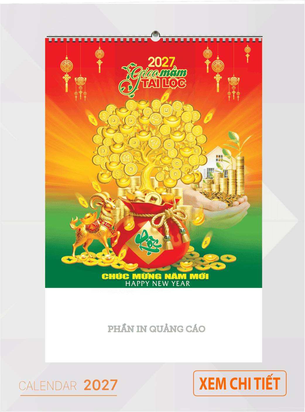 lịch 7 tờ 2027