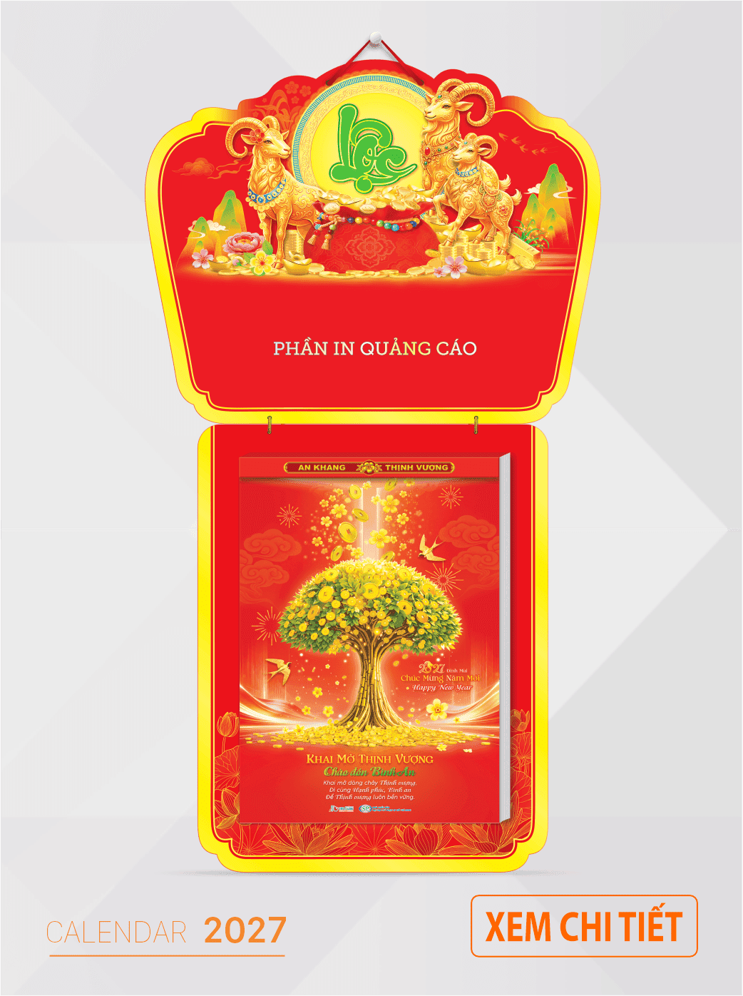 lịch bloc 17x24cm