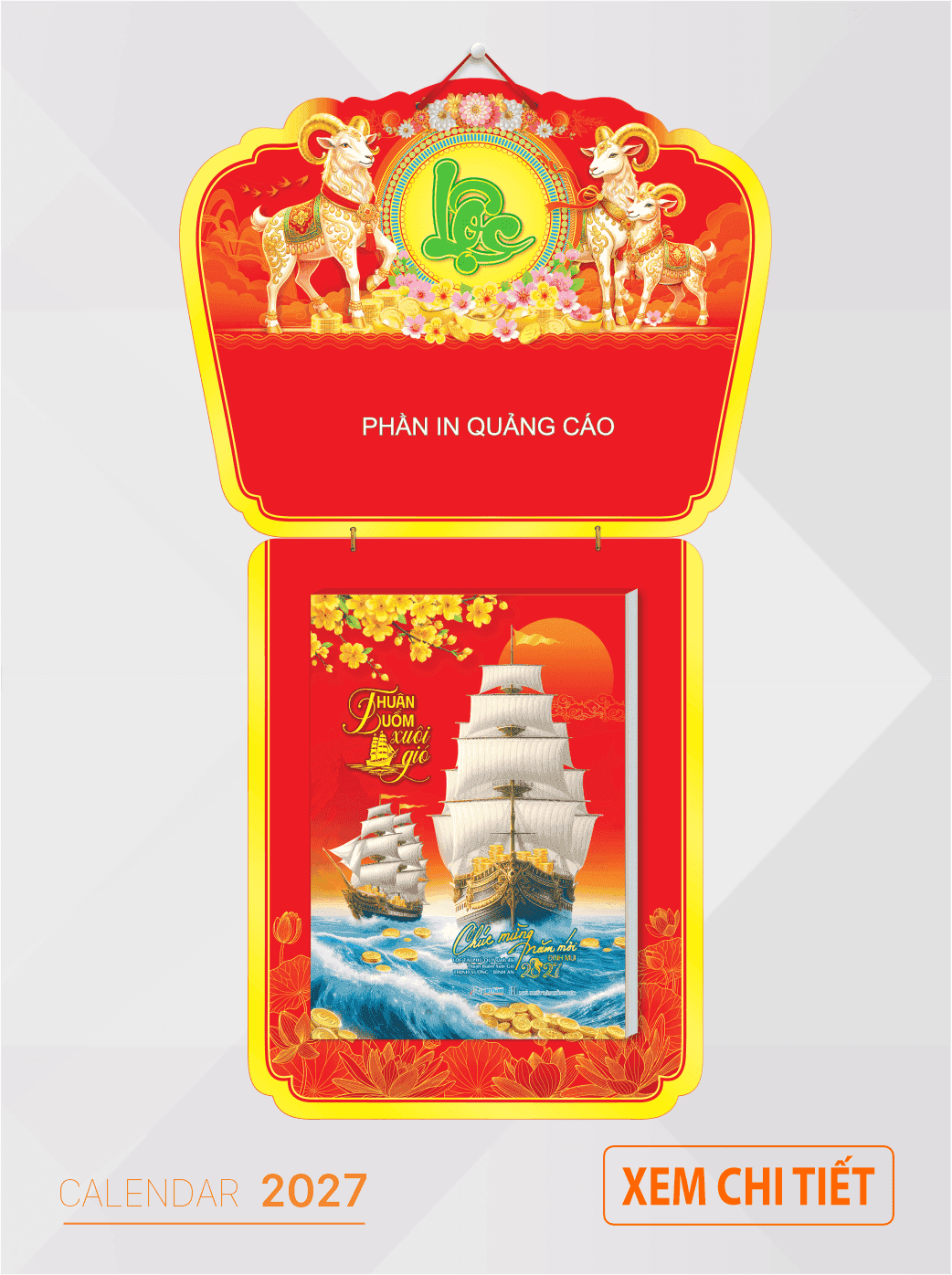 mẫu bìa lịch 2027