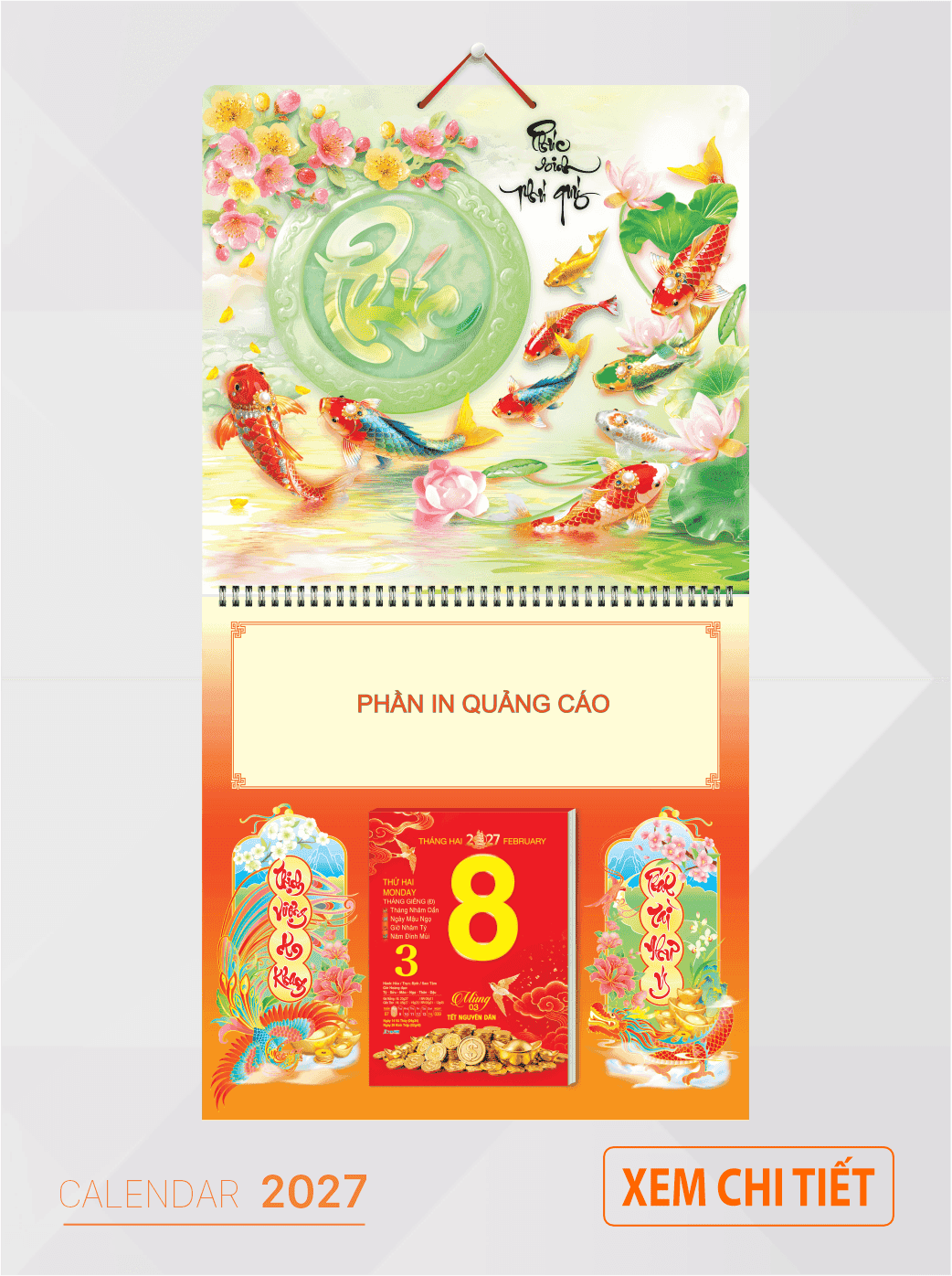 mẫu bìa lịch 2027